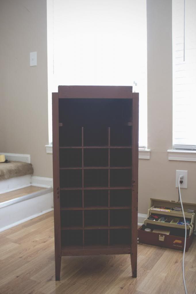 We Live Upstairs blog Wine Cabinet ReStyle