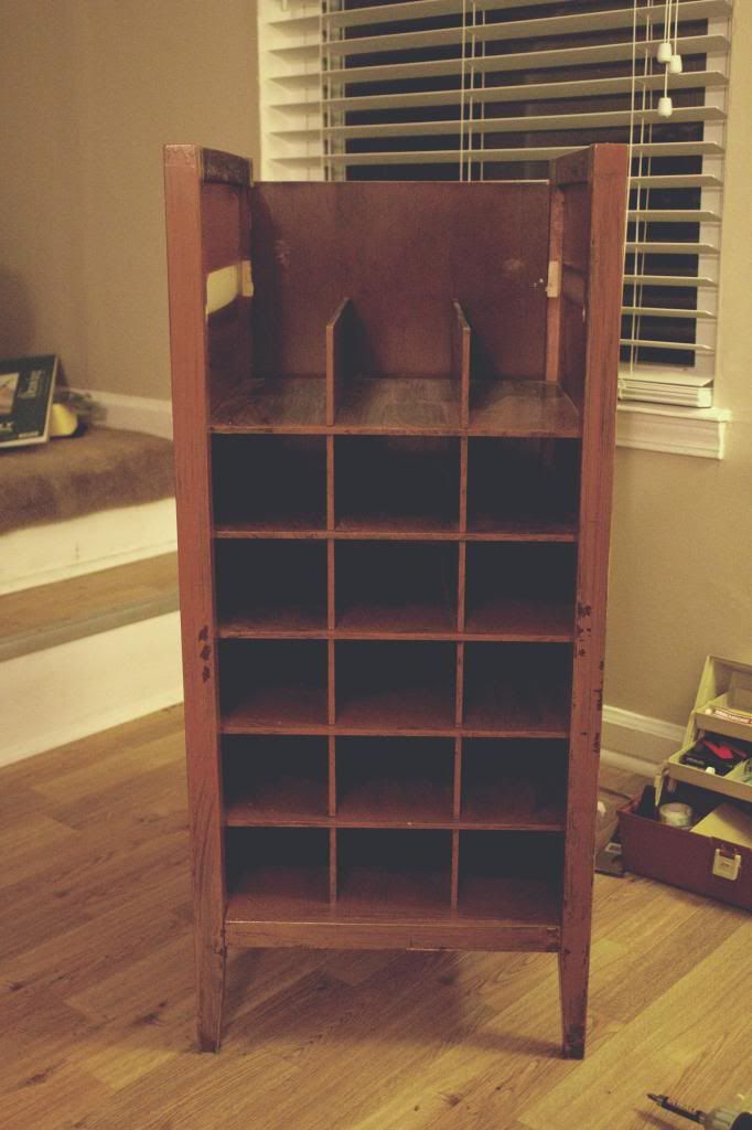 We Live Upstairs blog Wine Cabinet ReStyle