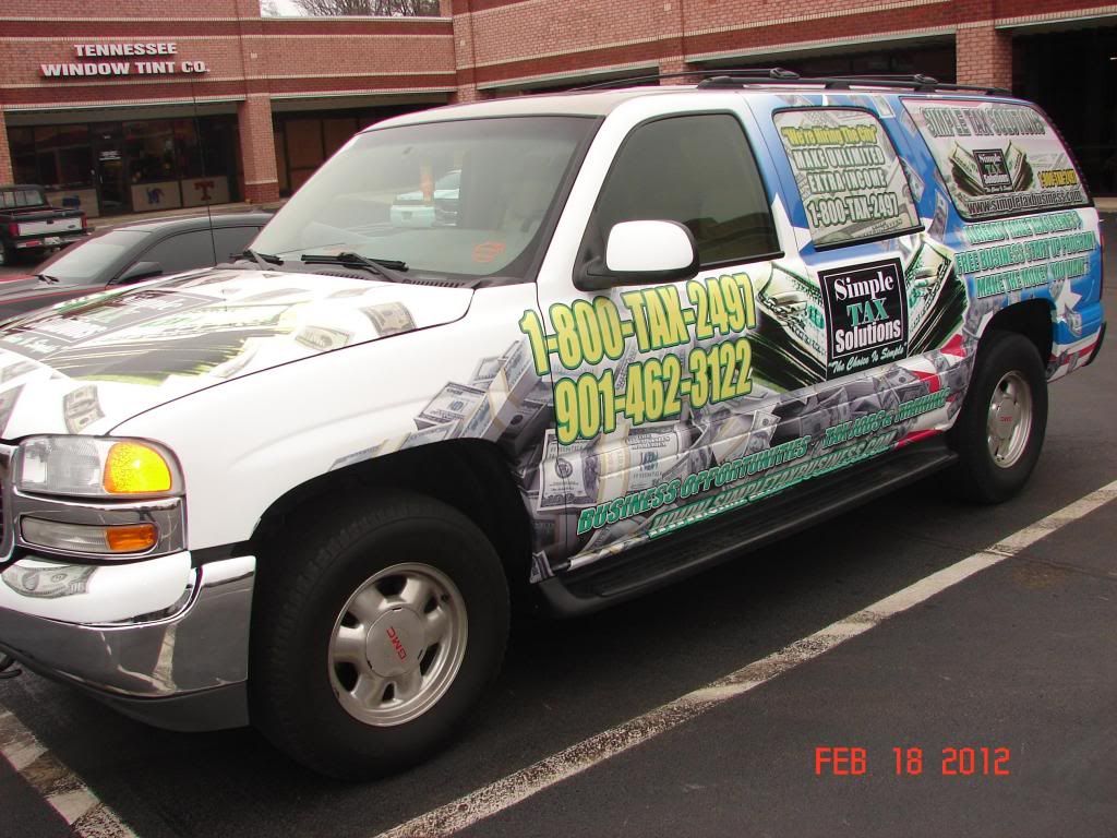 Tennessee Tint and Adhesive Advertising