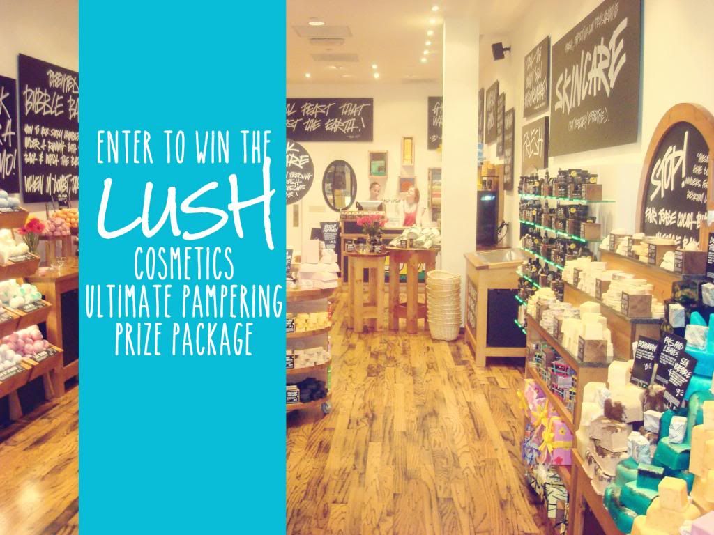 A House Built On love Lush Cosmetics Ultimate Pampering Package Giveaway US Ends 5/6