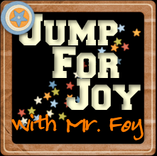 Grab button for Jump for Joy with Mr. Foy
