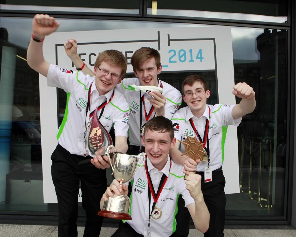 Autolaunch Racing Presentation College Carlow F1 in School Champions