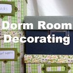 Dorm Room Decorating storage tips