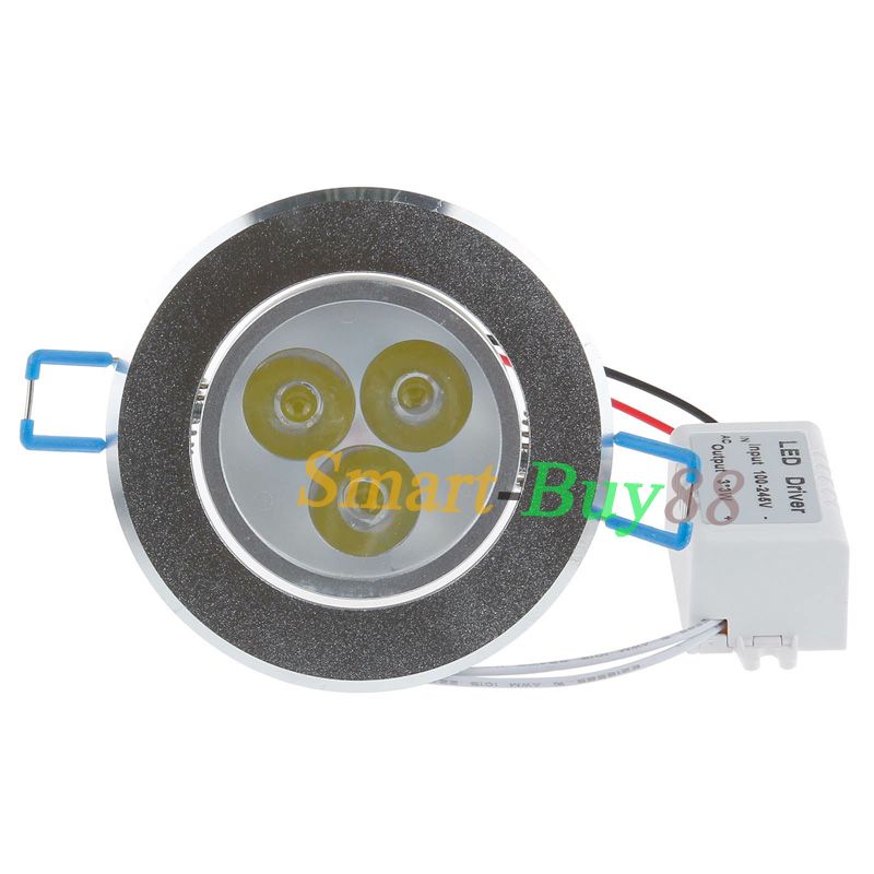 LED Plafonnier Encastr&eacute; Cabinet Lampe Downlight Chaud Froid
