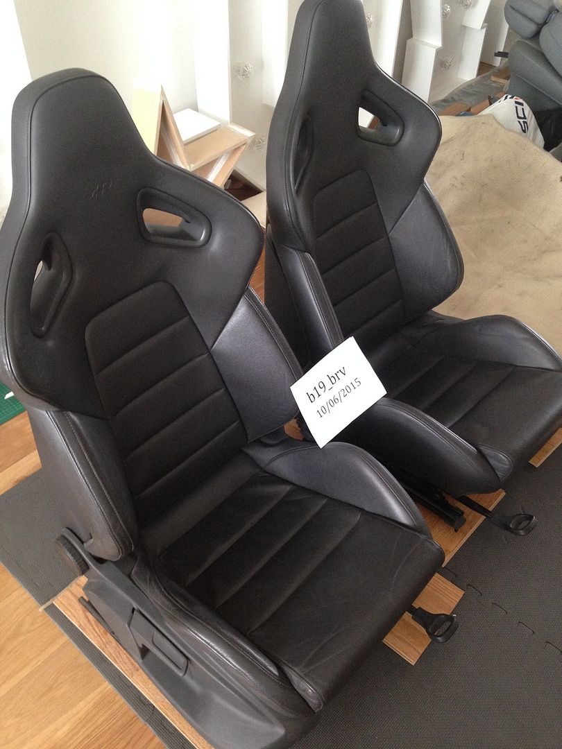 Leather Recaro Wingback bucket seats Car Parts MK5 Golf GTI