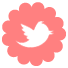 twitter icon photo: Pink Twit Icon watermelon_twitter_zps1c16703f.png