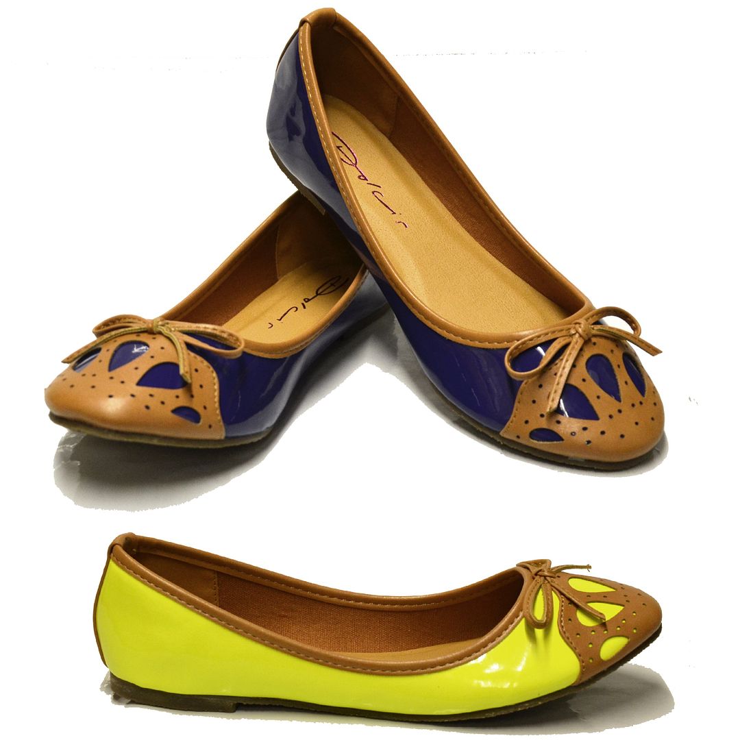 brogue ballet flats