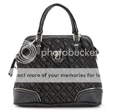 New Guess Florrie Small Dome Satchel Black SG363005 NWT